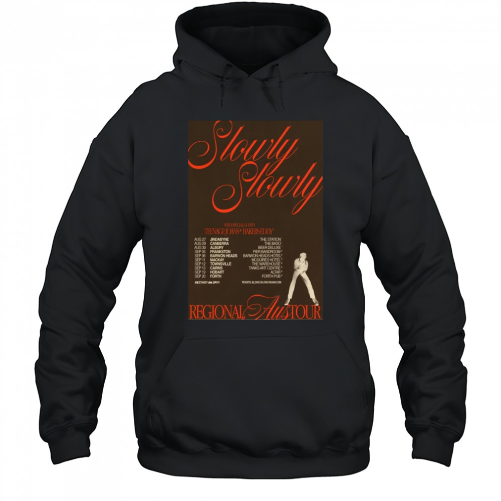 Poster Slowly Slowly Regional Australia Tour 2025 T-Shirt Hoodie