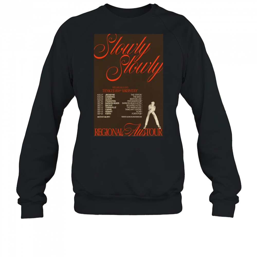 Poster Slowly Slowly Regional Australia Tour 2025 T-Shirt Sweatshirt
