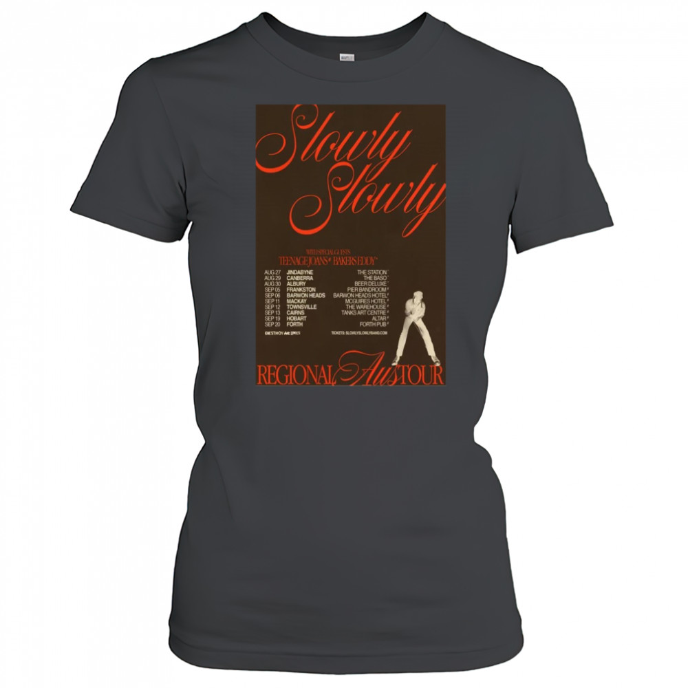 Poster Slowly Slowly Regional Australia Tour 2025 T-Shirt Women's T-shirt