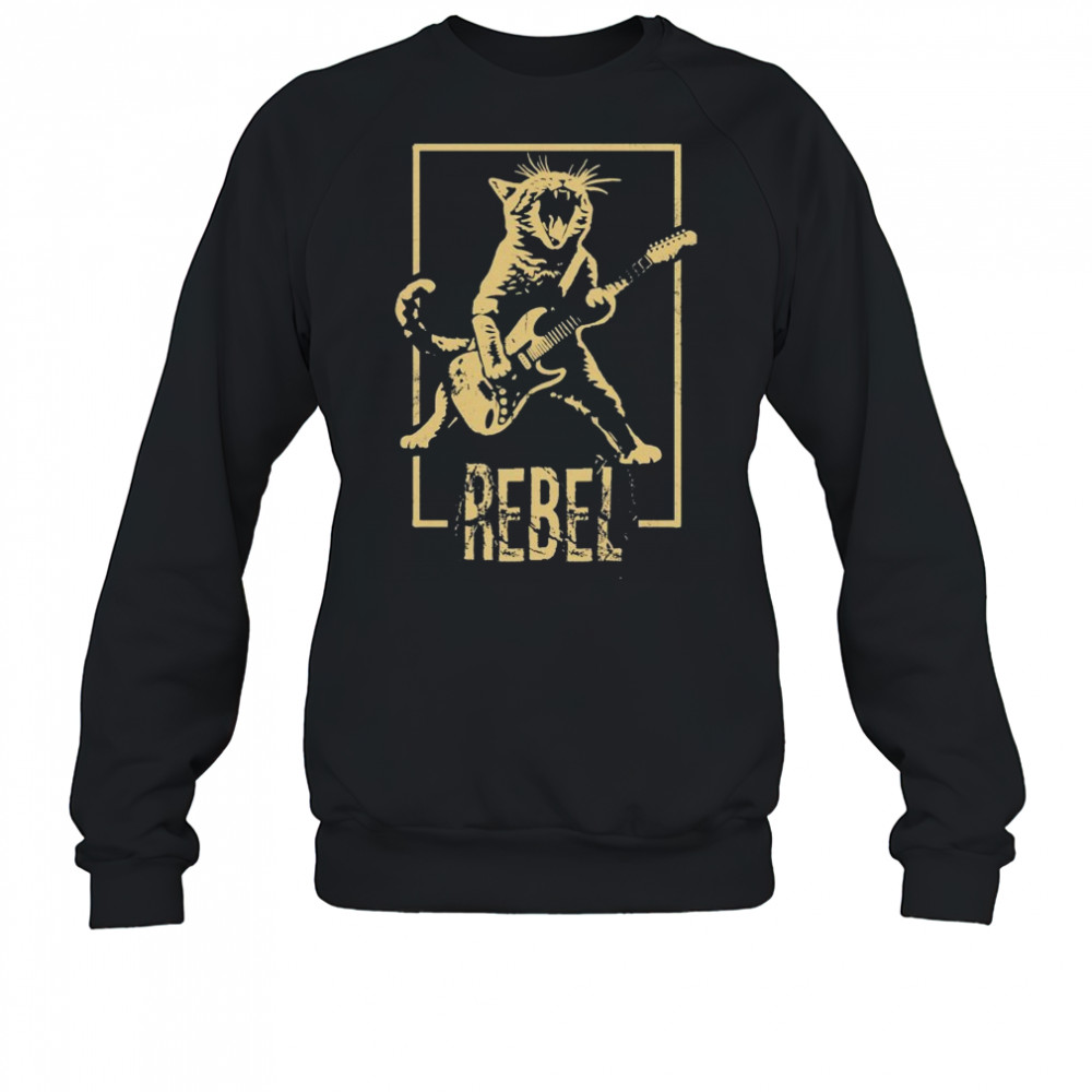Rebel Kitty Cat T-shirt Sweatshirt