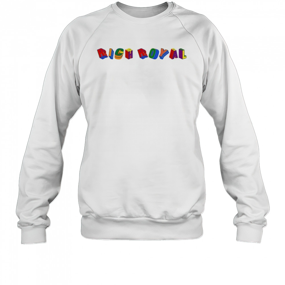 Rich Royal Colorful Cube T-shirt Sweatshirt