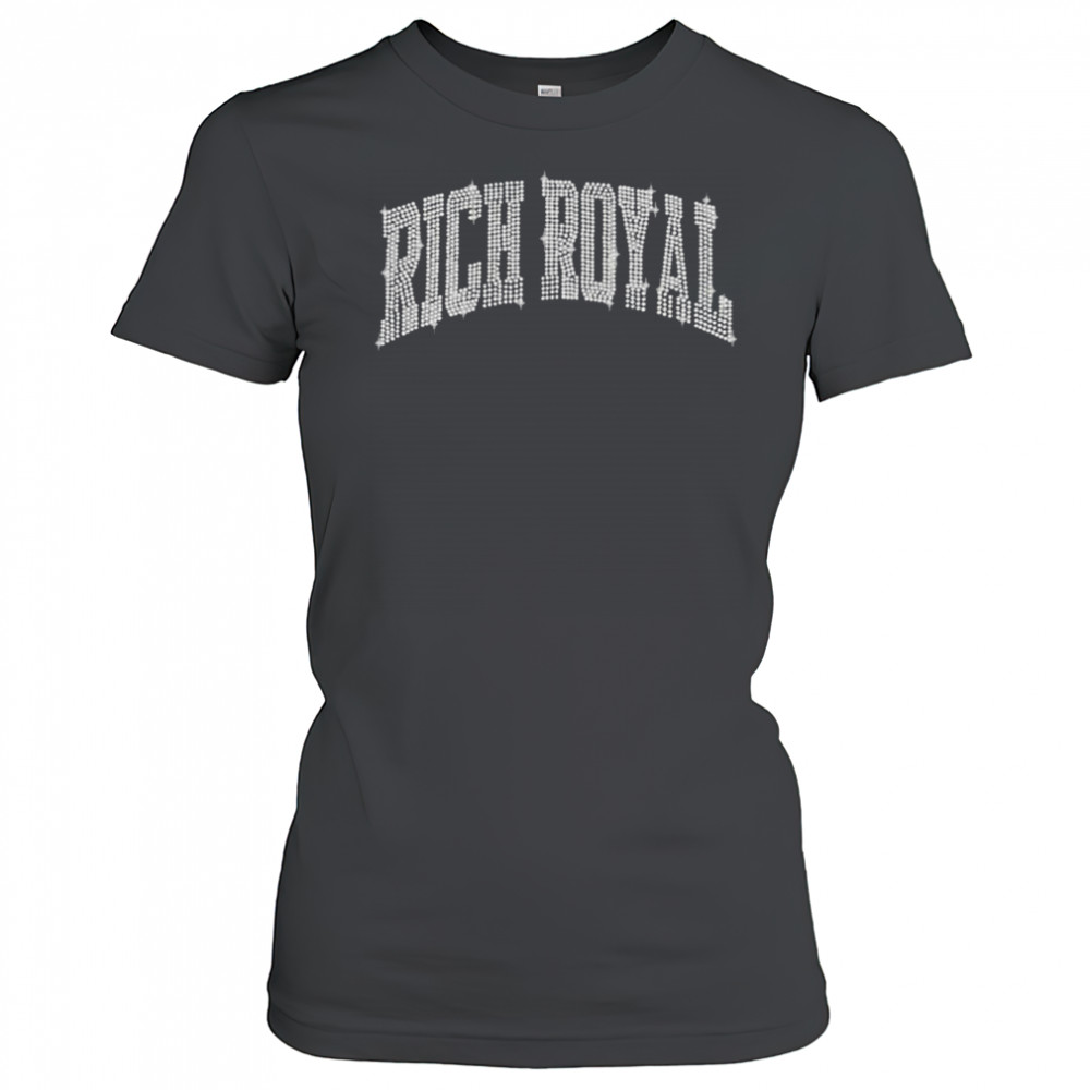 Rich Royal Rhinestone T-shirt Women's T-shirt