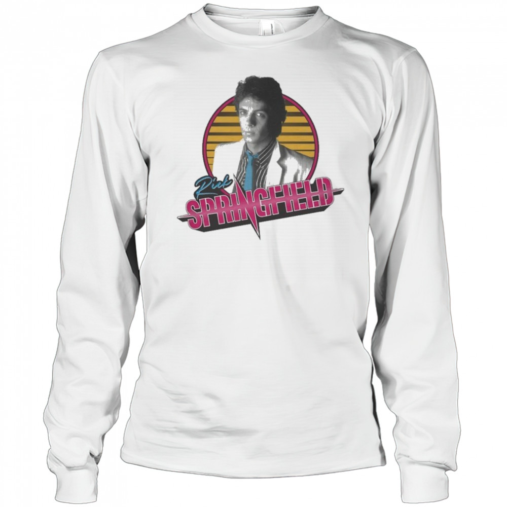 Rick Springfield Don’t Talk To Strangers World Tour 1982 T-shirt Long Sleeved