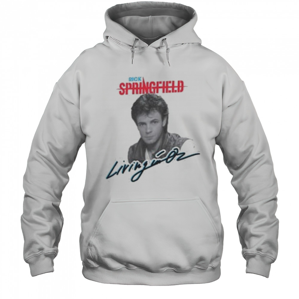 Rick Springfield Living In Oz T-shirt Hoodie