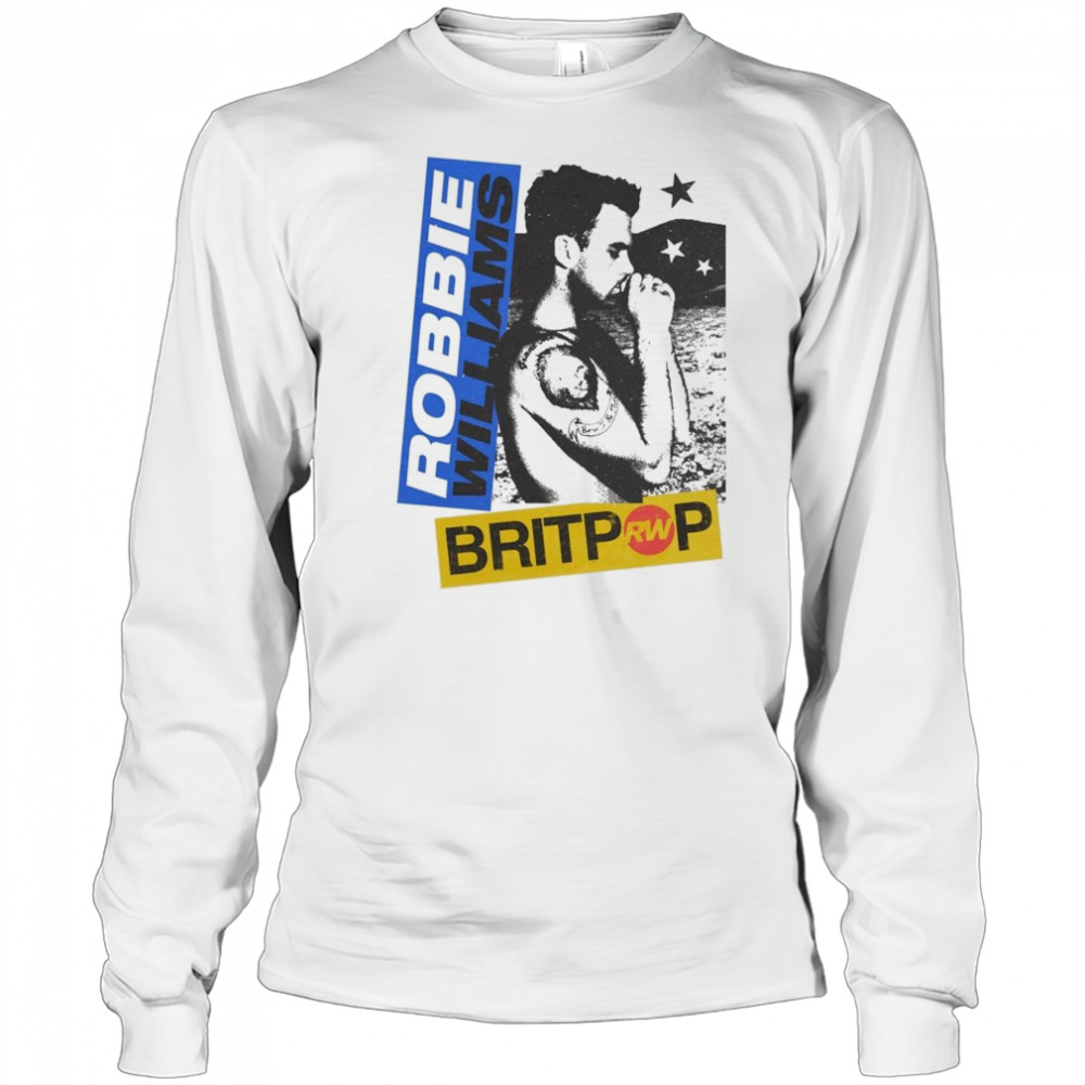 Robbie Williams Britpop Tour 2025 Shirt Long Sleeved