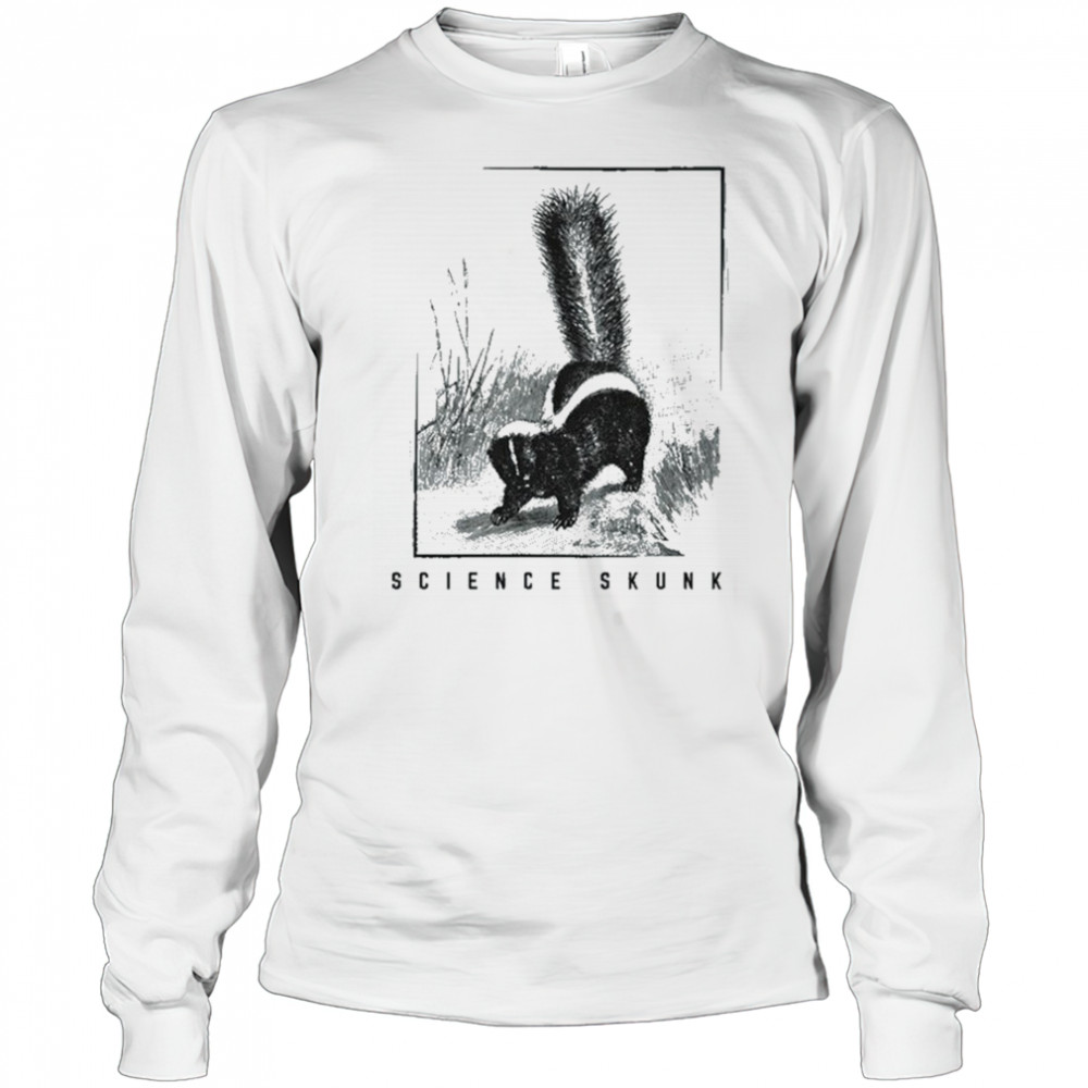 Science Skunk T-shirt Long Sleeved