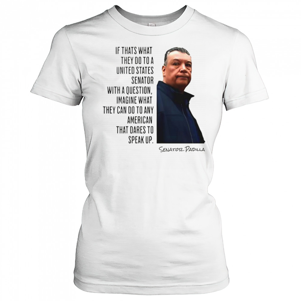 Senator Alex Padilla Quote Shirt Resist Loudly Advocate T-Shirt Women's T-shirt