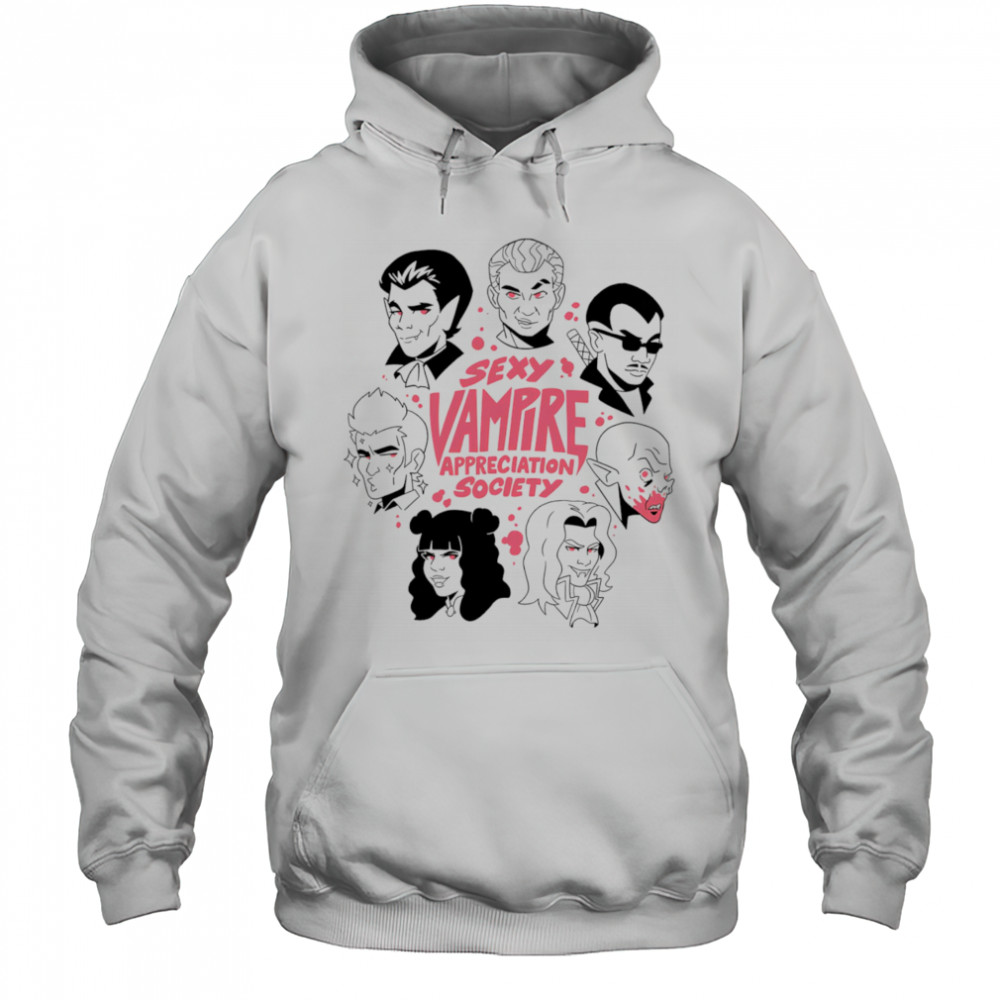 Sexy vampire appreciation society shirt Hoodie