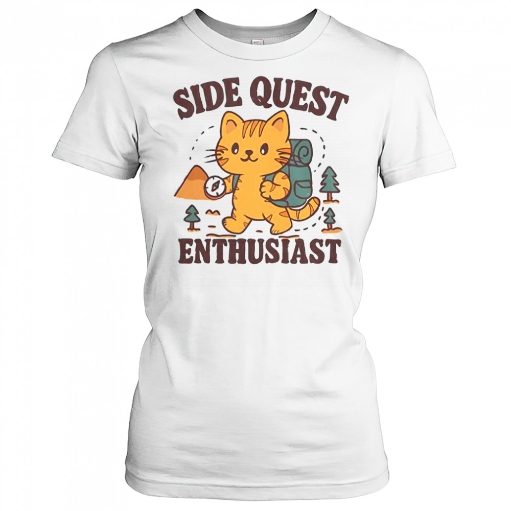 Side Quest Enthusiast Cat T-Shirt Women's T-shirt