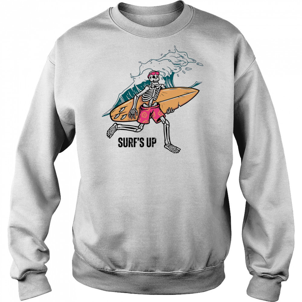 Skeleton surf’s up shirt Hoodie