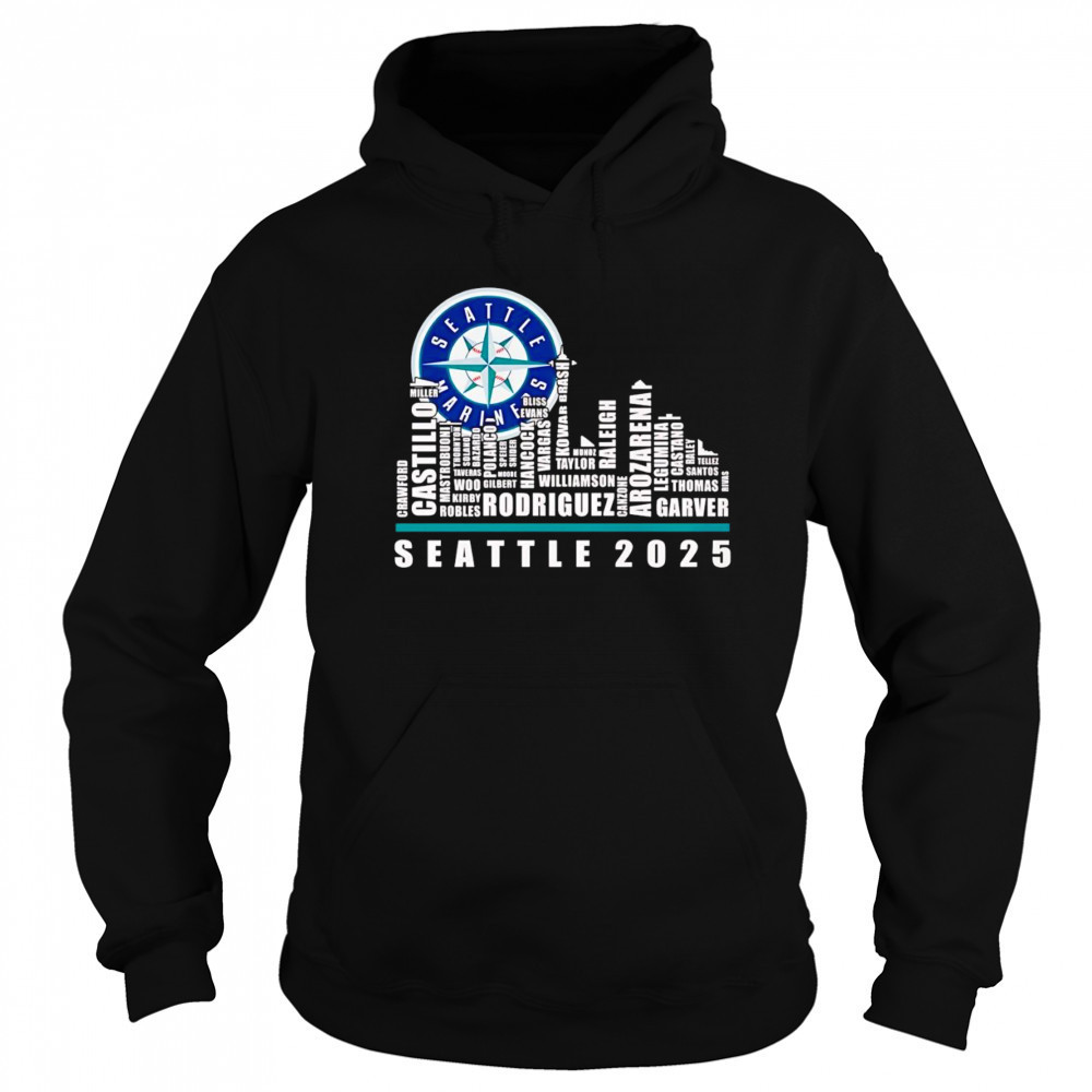 Skyline name Seattle Seahawks 2025 shirt Sweatshirt