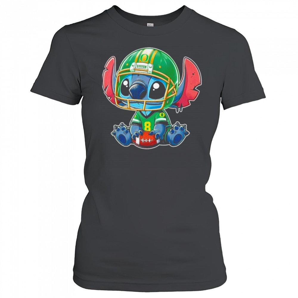 Stitch Disney X Oregon Ducks Fan T-shirt Women's T-shirt