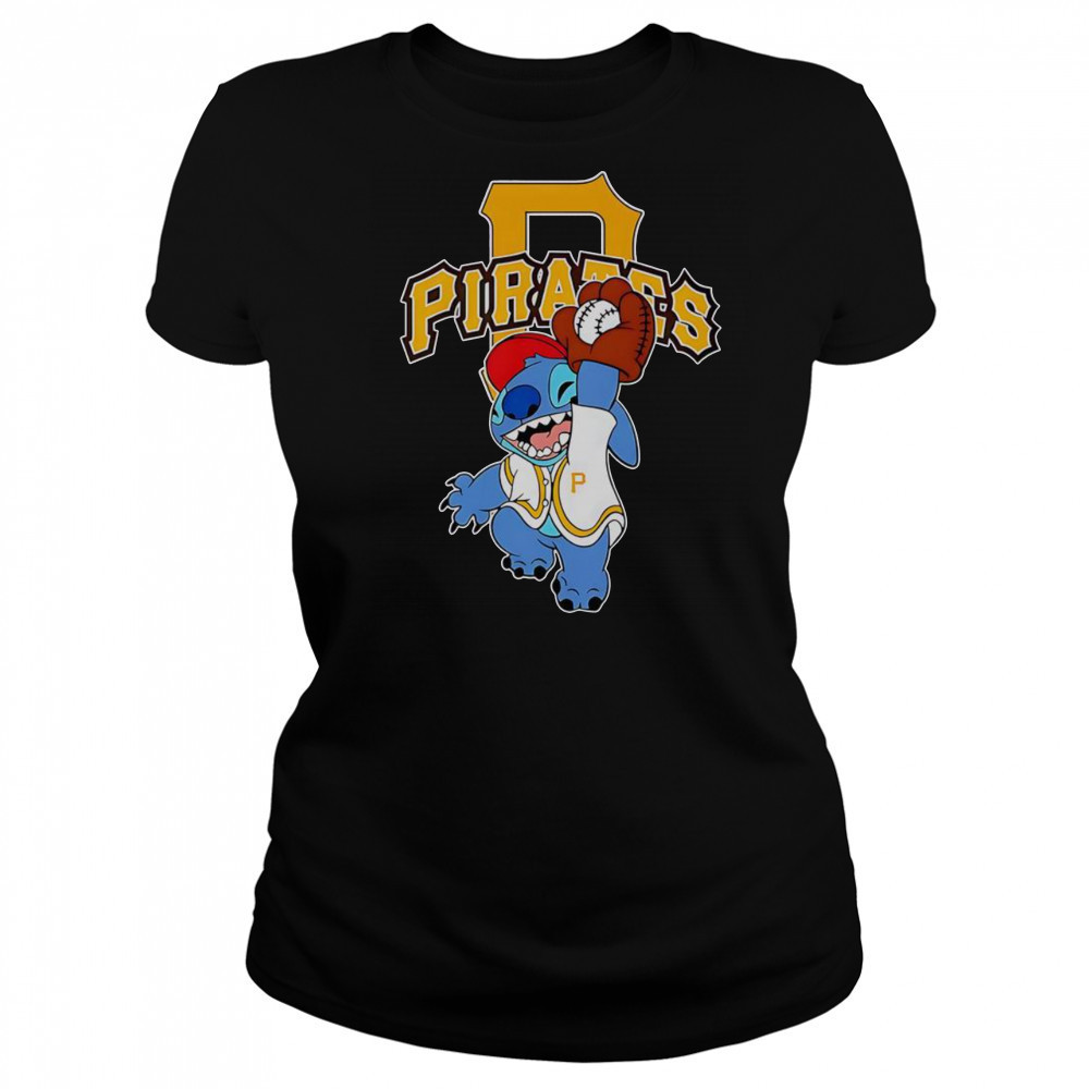 Stitch Play Baseball Pittsburgh Pirates T-Shirt Women's T-shirt