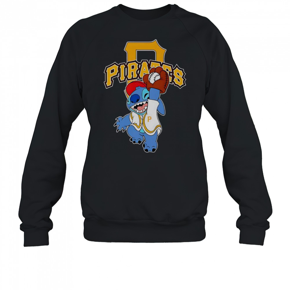Stitch Play Baseball Pittsburgh Pirates T-Shirt Sweatshirt