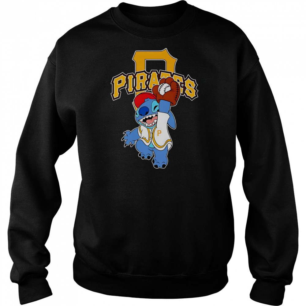 Stitch Play Baseball Pittsburgh Pirates T-Shirt Hoodie
