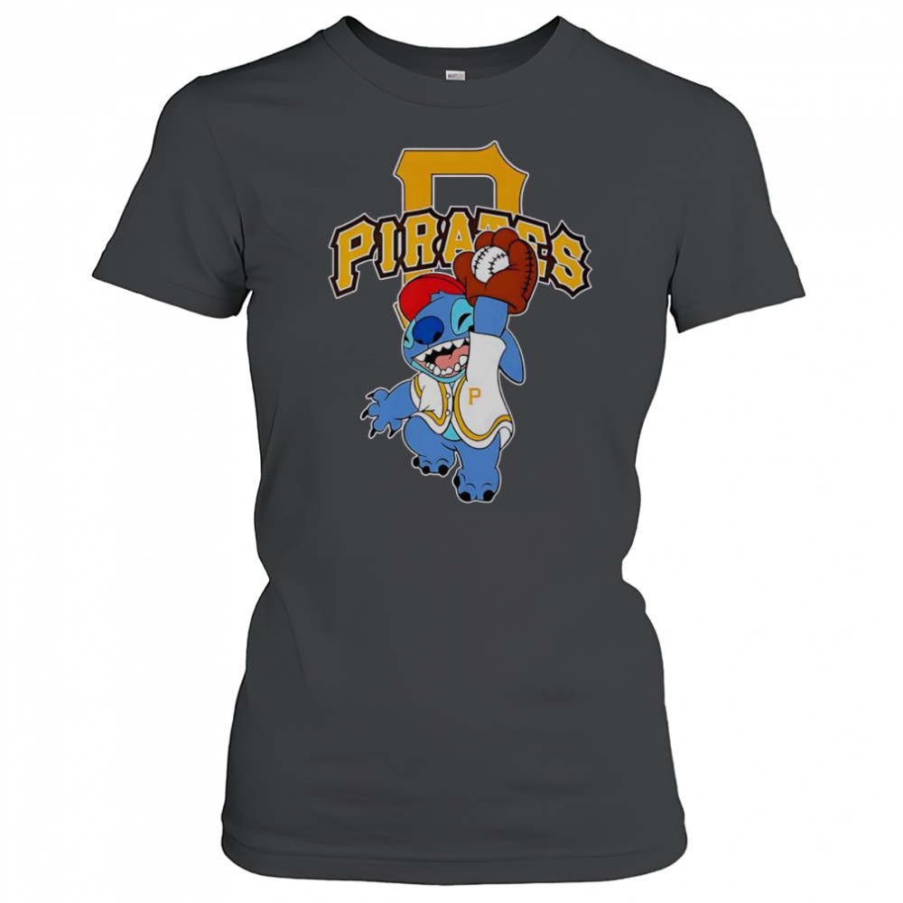 Stitch Play Baseball Pittsburgh Pirates T-Shirt Women's T-shirt
