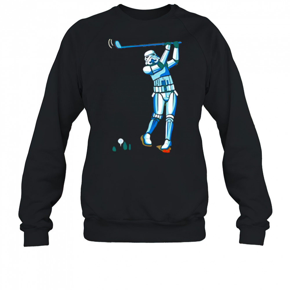 Stormtrooper playing golf shirt Sweatshirt