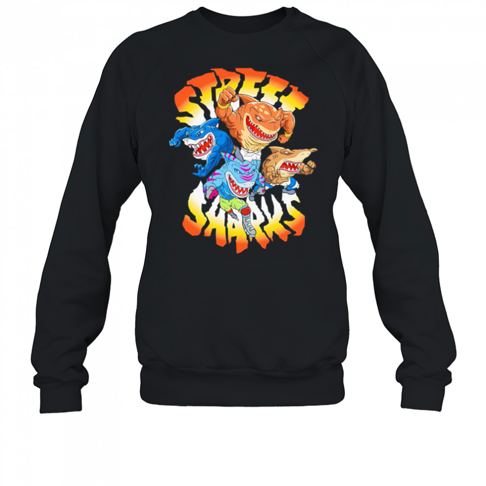 Street Sharks warriors graphic cute shirt Sweatshirt