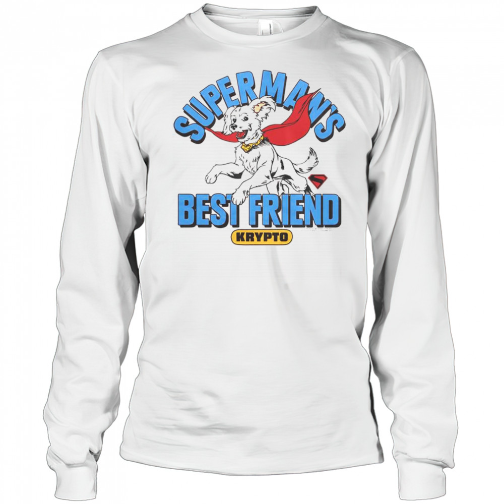Superman 2025 Superman’s Best Friend Krypto Dog T-Shirt Long Sleeved