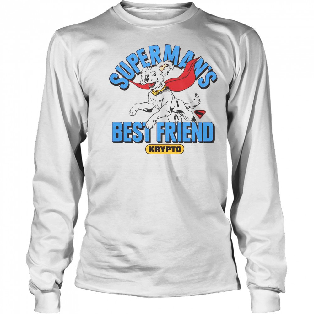 Superman 2025 Superman’s Best Friend Krypto Dog T-Shirt Long Sleeved