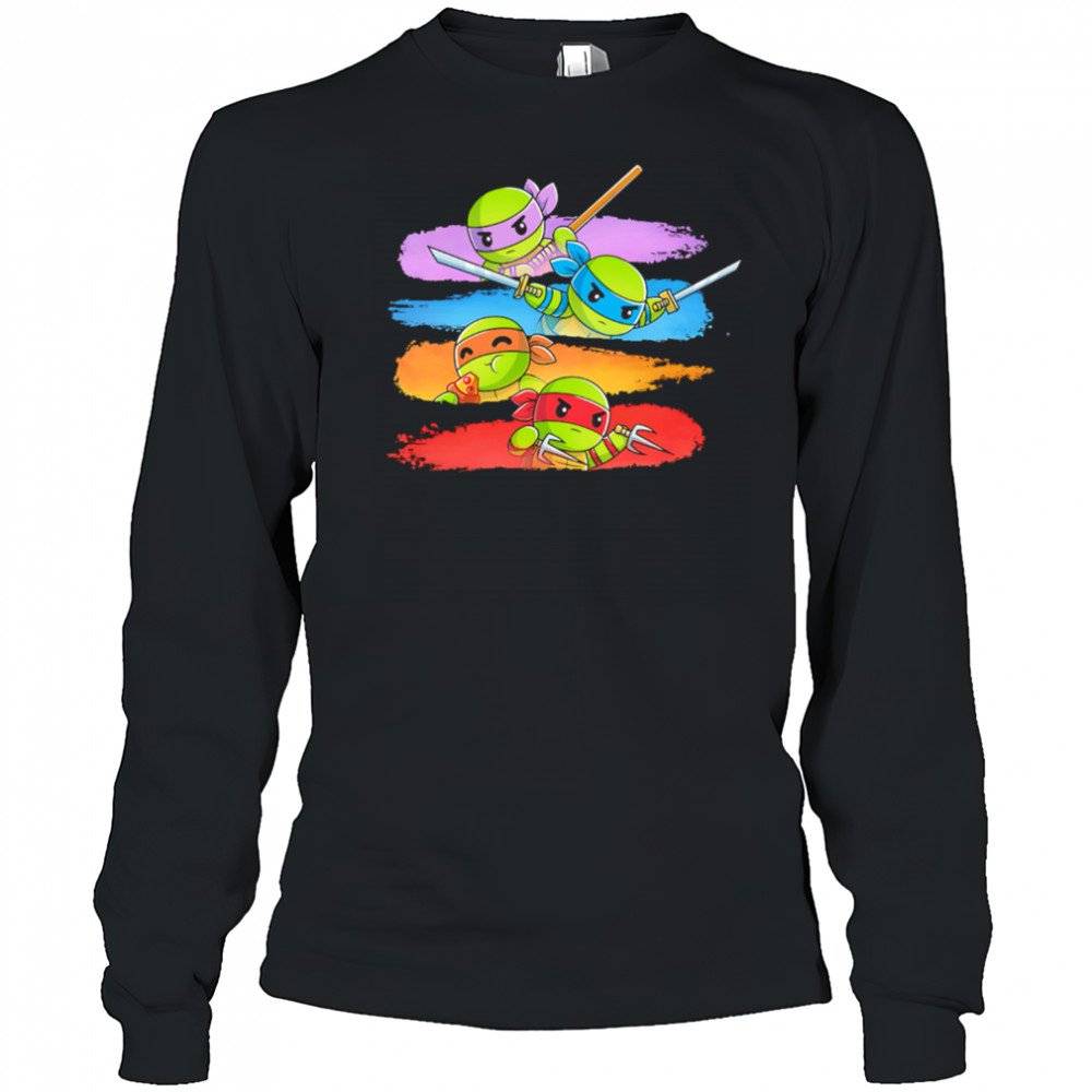 Teenage Mutant Ninja Turtles cute cartoon shirt Long Sleeved