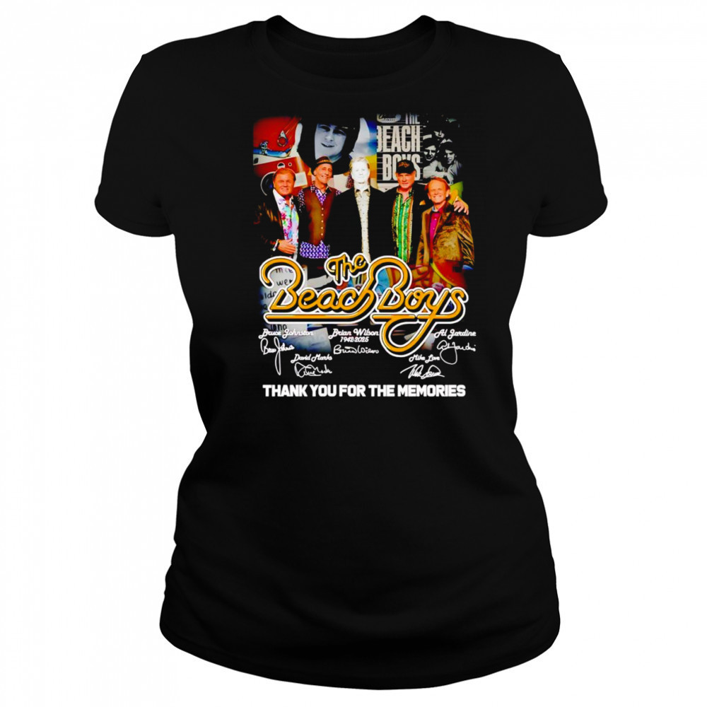 The Beach Boys 1942 2025 thank you for the memories shirt Women's T-shirt