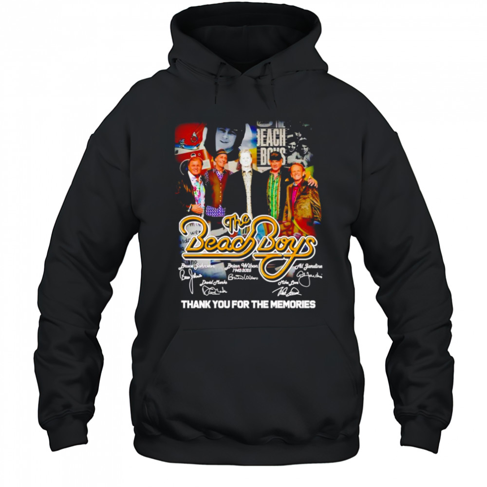 The Beach Boys 1942 2025 thank you for the memories shirt Hoodie