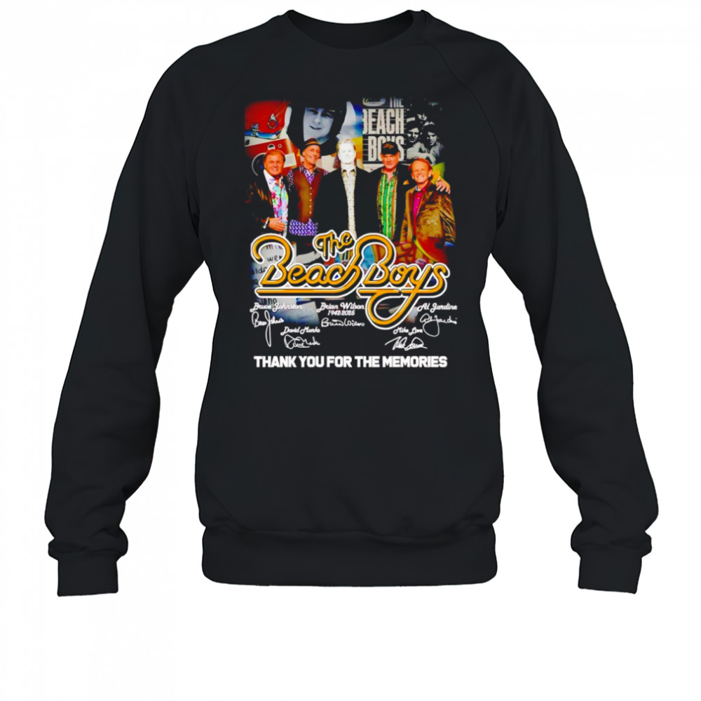 The Beach Boys 1942 2025 thank you for the memories shirt Sweatshirt