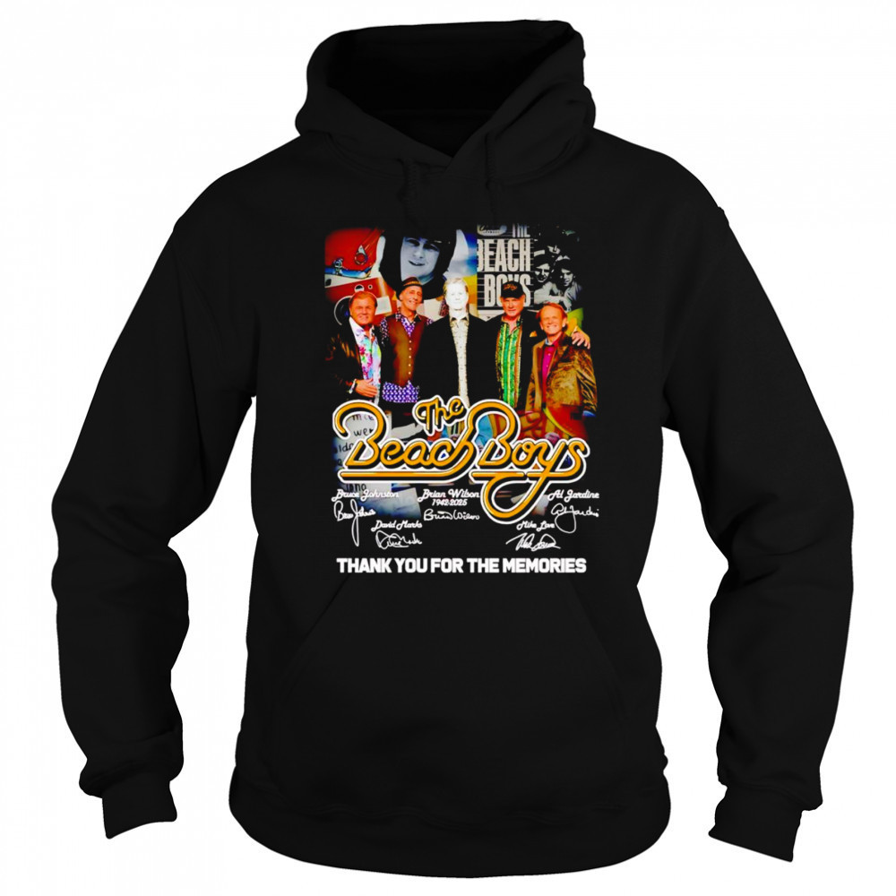 The Beach Boys 1942 2025 thank you for the memories shirt Sweatshirt