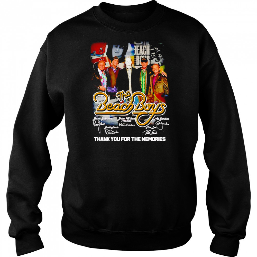 The Beach Boys 1942 2025 thank you for the memories shirt Hoodie