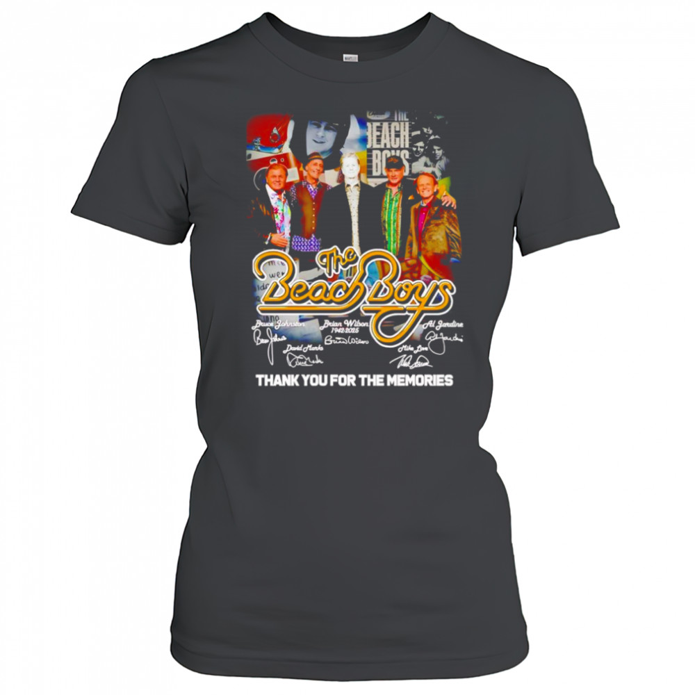The Beach Boys 1942 2025 thank you for the memories shirt Women's T-shirt