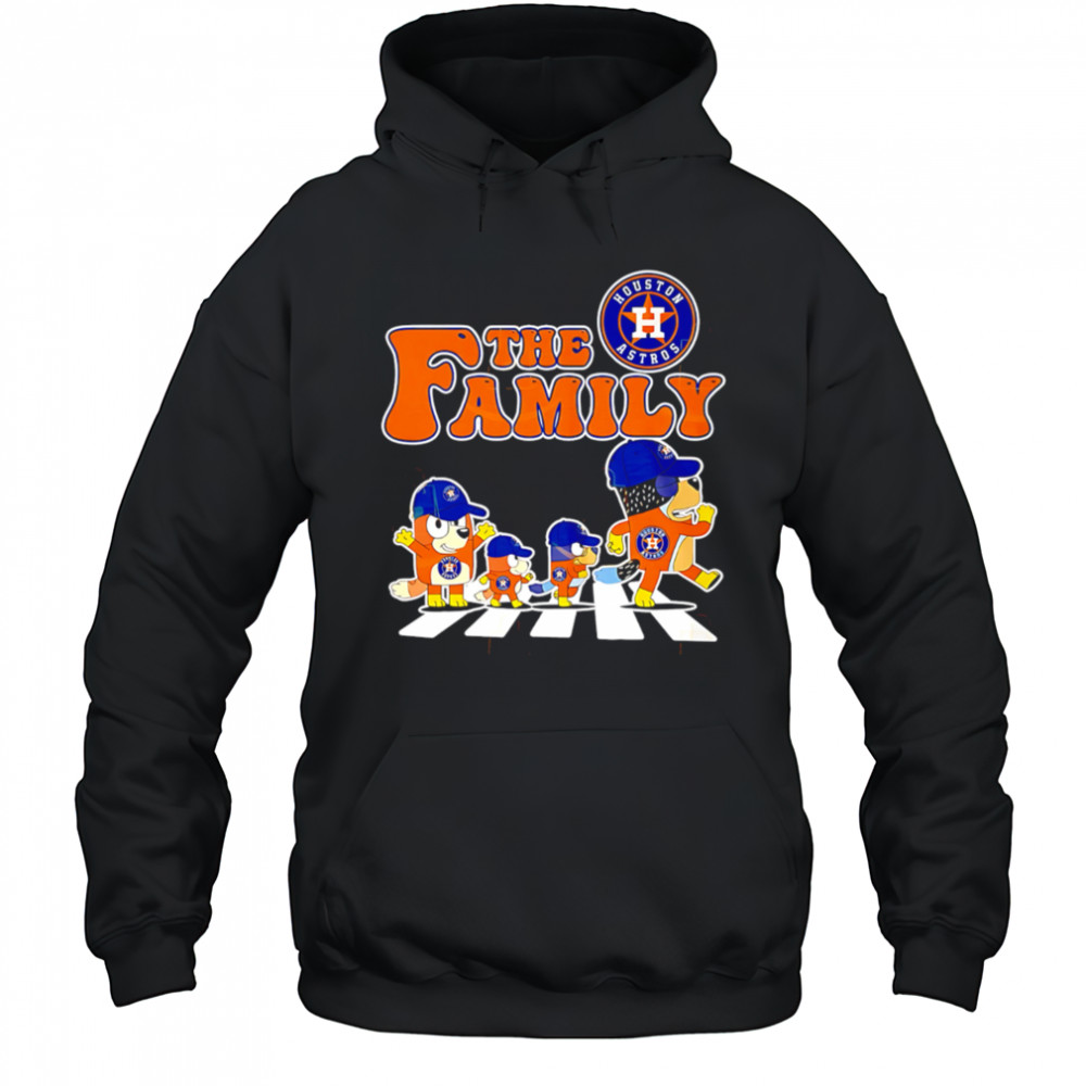 The Family Bluey x Houston Astros funny cartoon shirt Hoodie