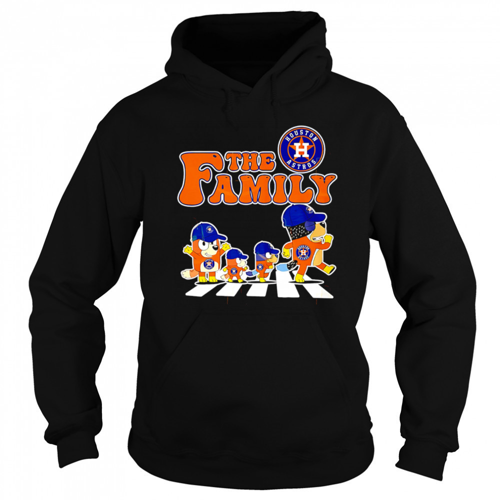 The Family Bluey x Houston Astros funny cartoon shirt Sweatshirt