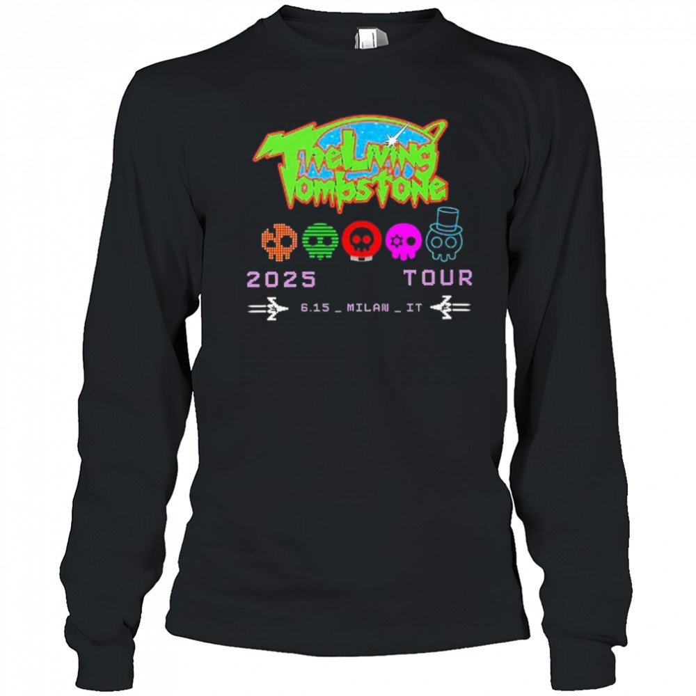 The Living Tombstone TLT World Tour June 15 2025 At Milano Milan Italy shirt Long Sleeved