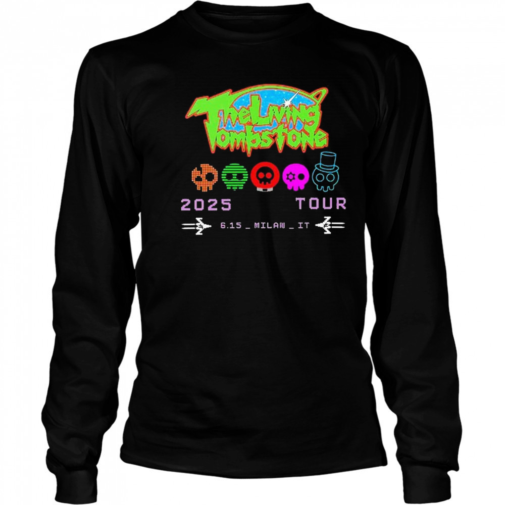 The Living Tombstone TLT World Tour June 15 2025 At Milano Milan Italy shirt Long Sleeved