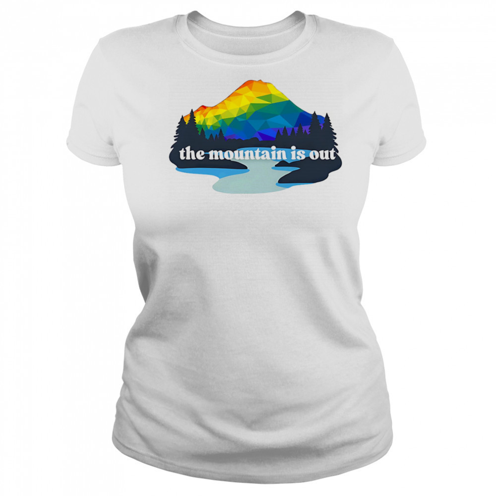 The mountains is out LGBT shirt Women's T-shirt