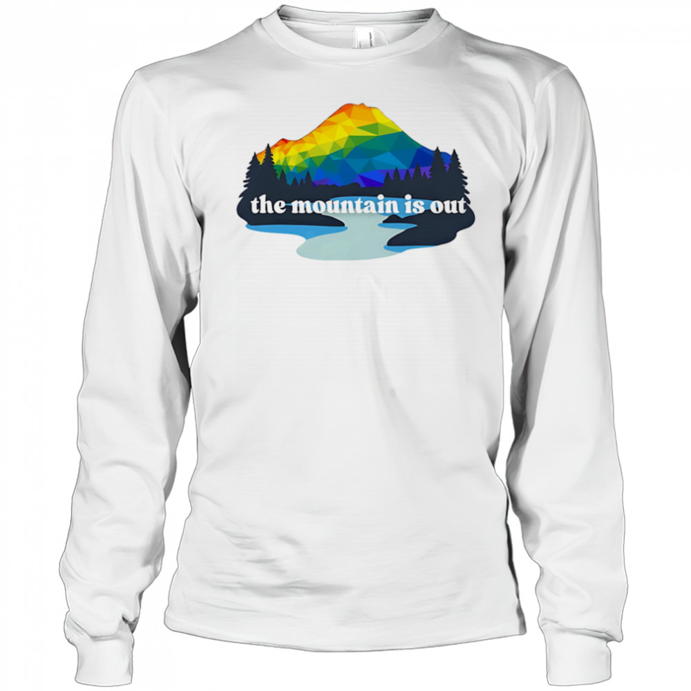 The mountains is out LGBT shirt Long Sleeved