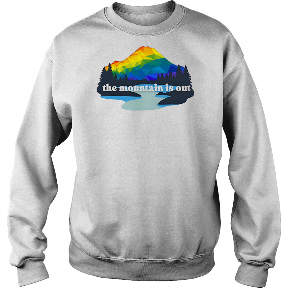 The mountains is out LGBT shirt Hoodie