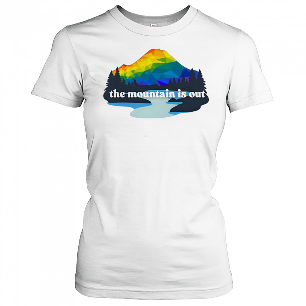 The mountains is out LGBT shirt Women's T-shirt