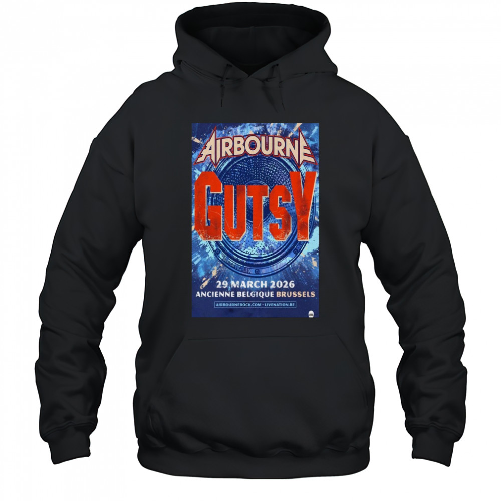Tour 2025 Airbourne Garage Saarbrücken Poster T-Shirt Hoodie