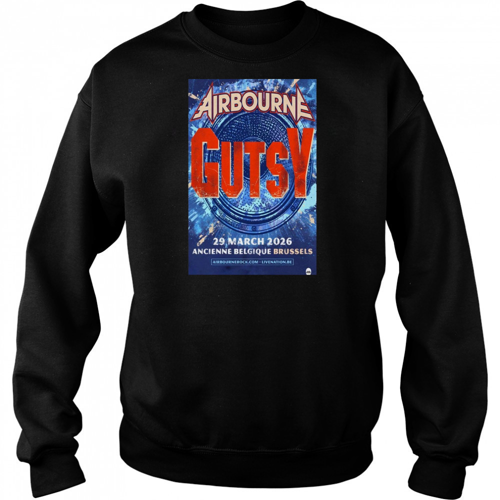Tour 2025 Airbourne Garage Saarbrücken Poster T-Shirt Hoodie