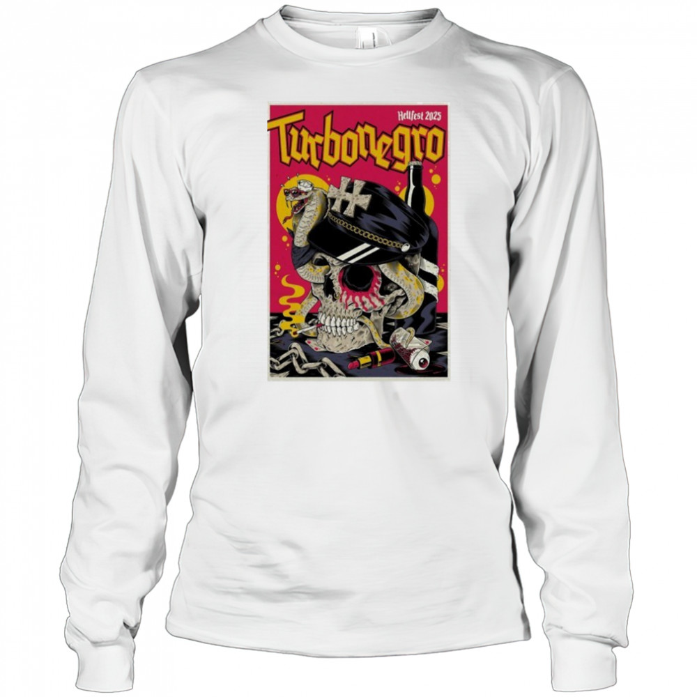 Turbonegro Hellfest 2025 Poster shirt Long Sleeved