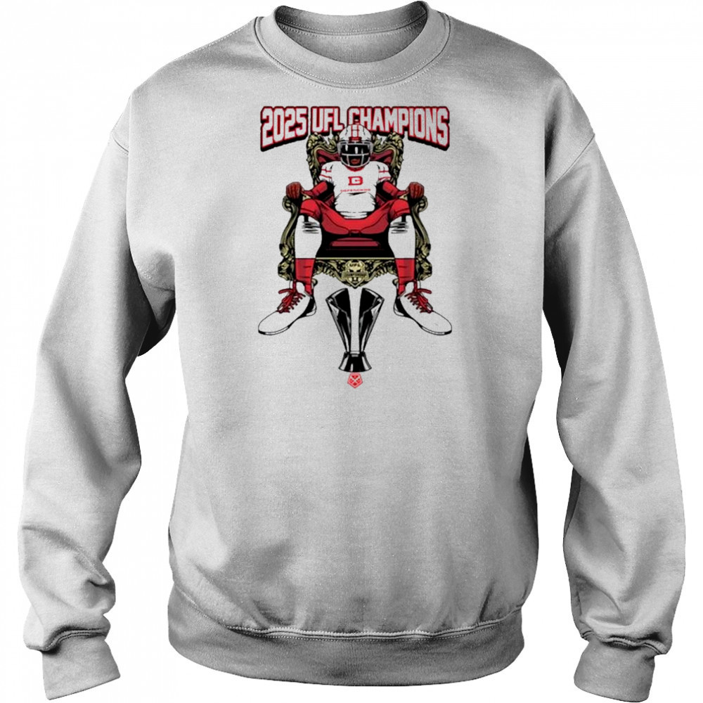 UFL DC Defenders Championship Throne T-Shirt Hoodie