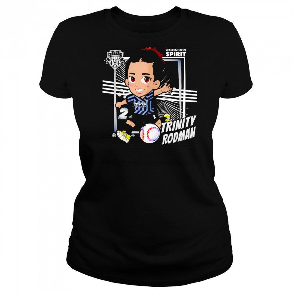 Washington Spirit Trinity Rodman #2 cartoon shirt Women's T-shirt