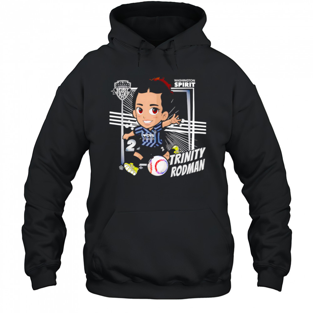 Washington Spirit Trinity Rodman #2 cartoon shirt Hoodie