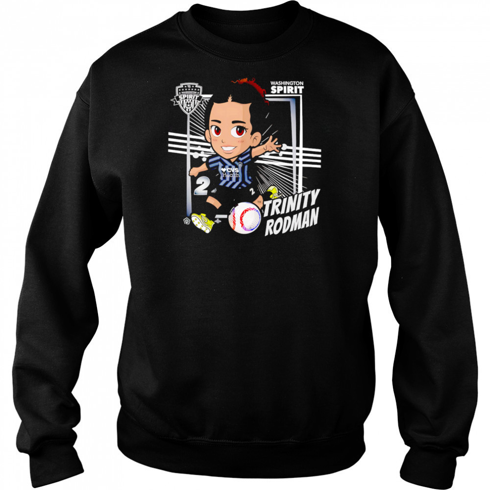Washington Spirit Trinity Rodman #2 cartoon shirt Hoodie