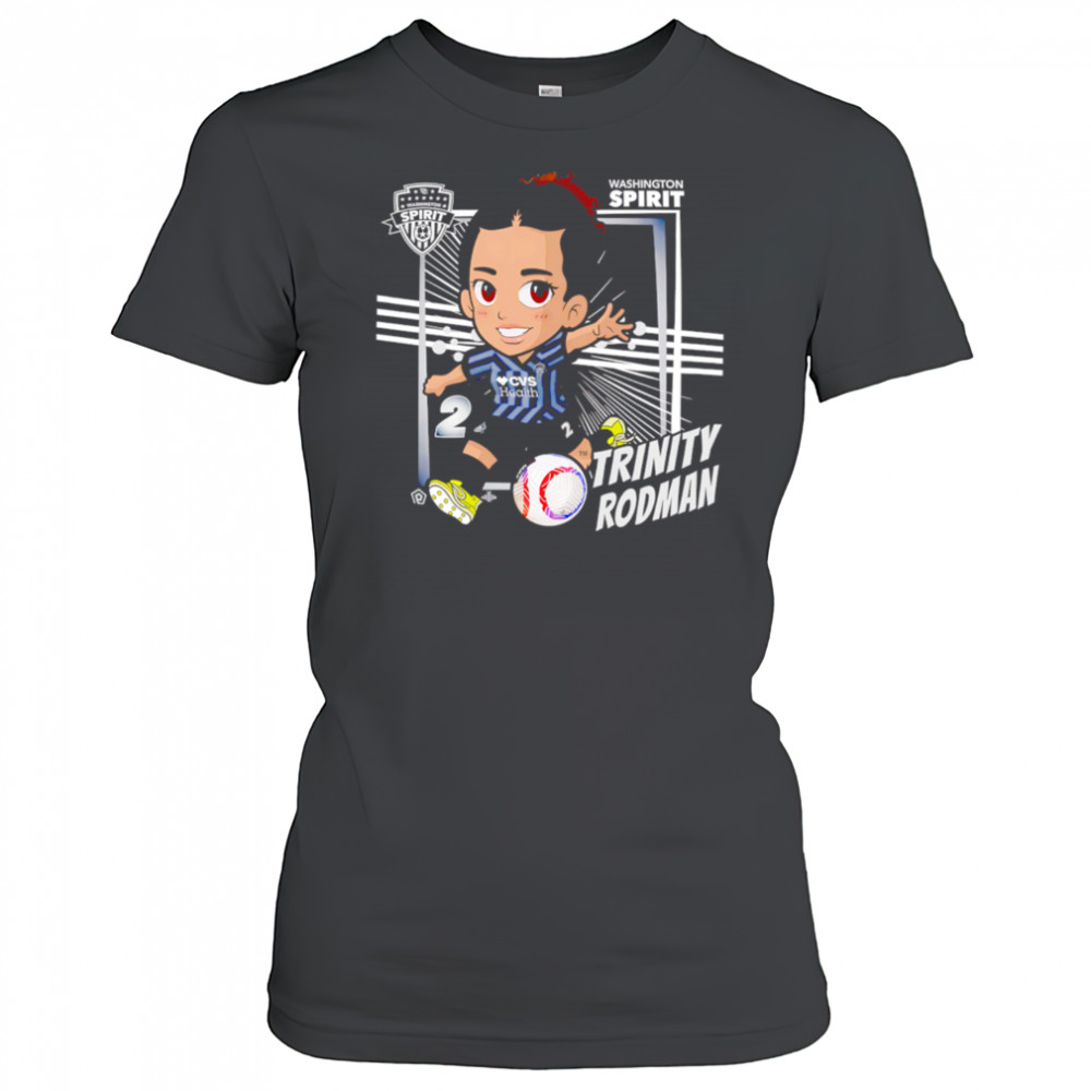 Washington Spirit Trinity Rodman #2 cartoon shirt Women's T-shirt