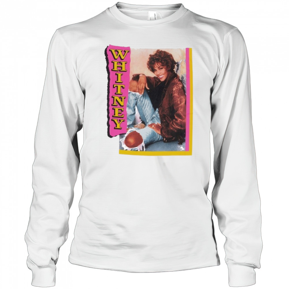 Whitney Houston Bold T-shirt Long Sleeved