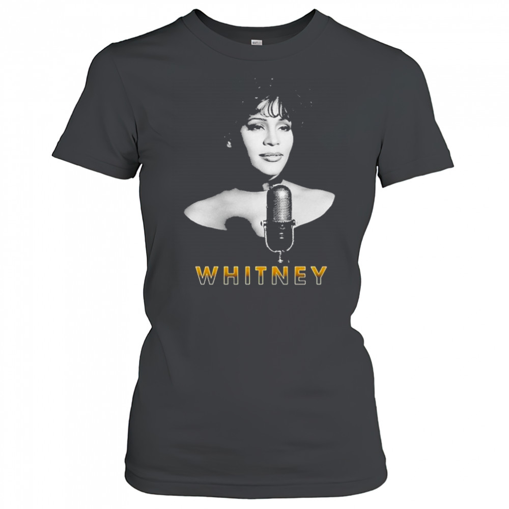Whitney Houston Microphone T-Shirt Women's T-shirt
