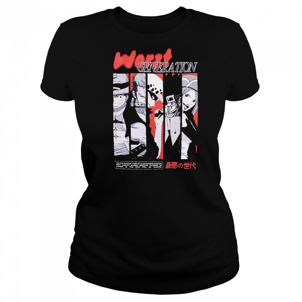Worst Generation Panel T-Shirt Women's T-shirt